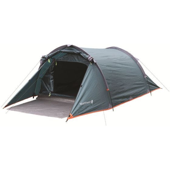 Палатка Highlander Blackthorn 2 - Hunter Green/Orange Trim