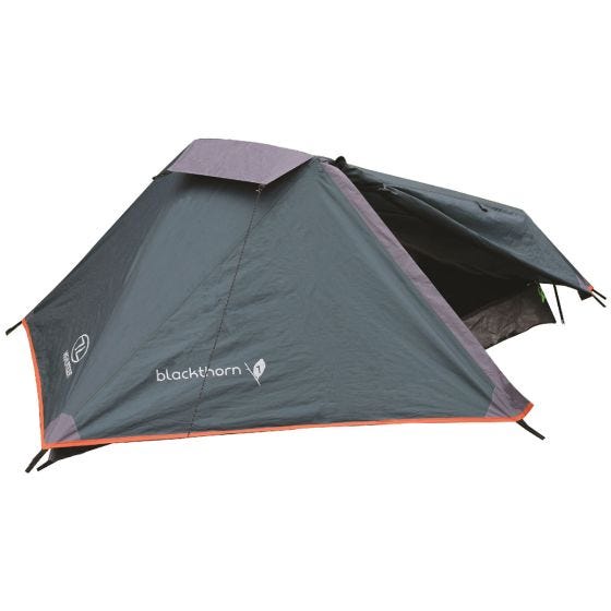 Палатка Highlander Blackthorn 1 - Hunter Green/Orange Trim
