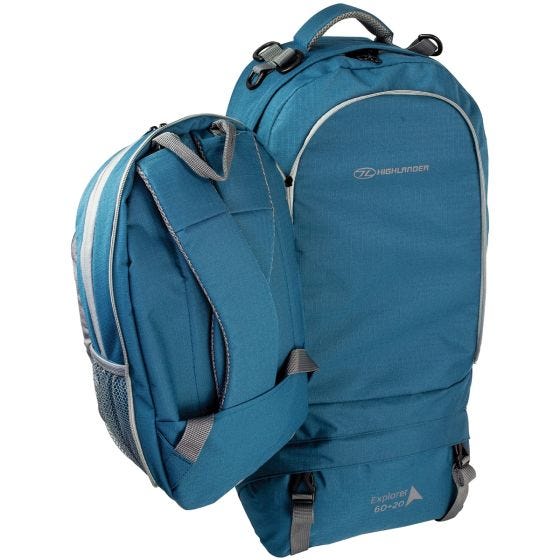 Модульный Рюкзак Highlander X-plorer 60 + 20 л - Бирюзовый