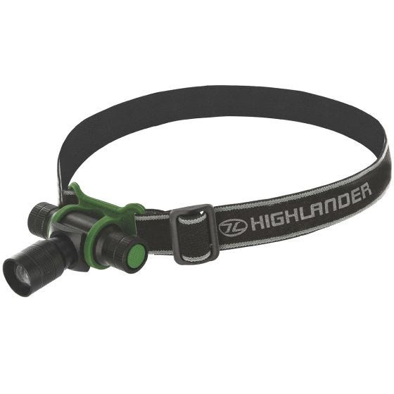 Налобный Фонарь Highlander Focus 3W LED - Черный/Оливковый