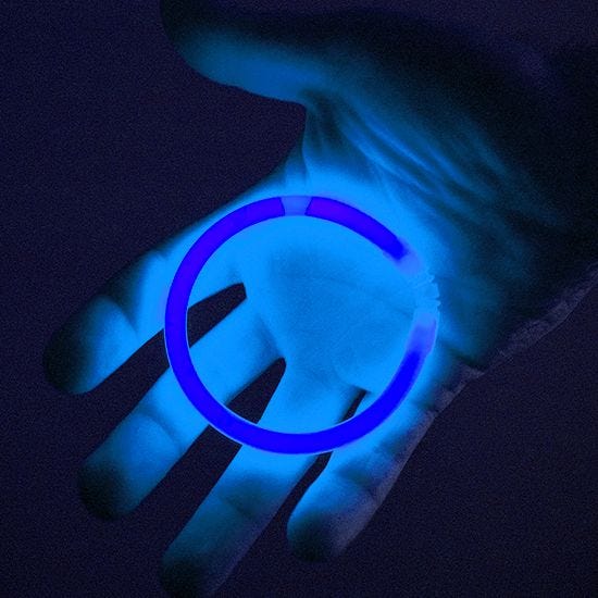 Браслет Illumiglow 7,5 дюйма - Синий