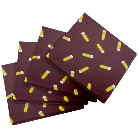 Комплект из 4 Носовых Платков Jack Pyke Cartridge - Wine