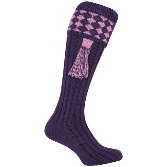 Носки для стрельбы Jack Pyke Harlequin - Фиолетовый/Mauve
