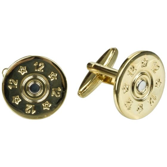 Подарочный Набор: Галстук Носовой Платок и Запонки Jack Pyke Cartridge - Wine