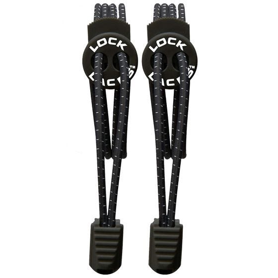 Шнурки Lock Laces Elastic No Tie Черный