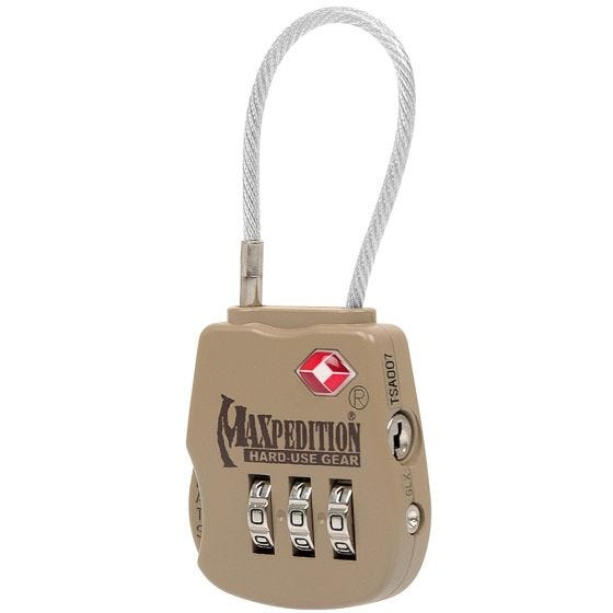 Замок для Багажа Maxpedition Тактический - Хаки