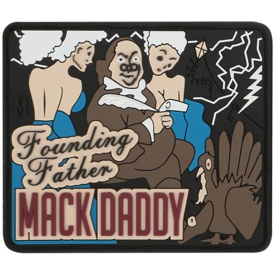 Патч Maxpedition Ben Franklin Mack - Многоцветный