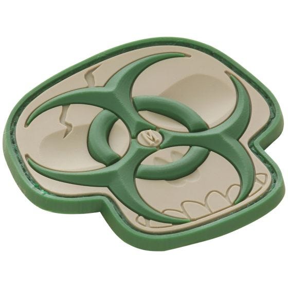 Патч Maxpedition Biohazard Skull - Arid
