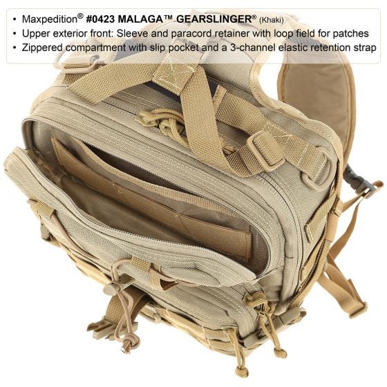 Maxpedition Malaga Gearslinger Черный