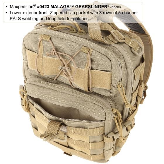 Maxpedition Malaga Gearslinger Черный