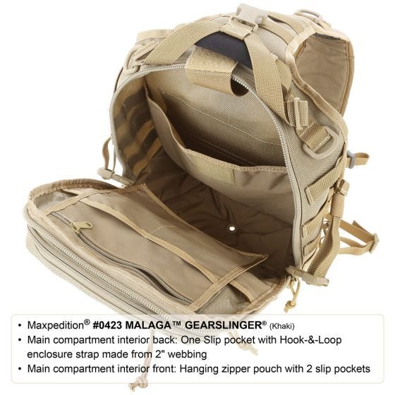 Maxpedition Malaga Gearslinger Черный