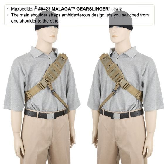 Maxpedition Malaga Gearslinger Черный