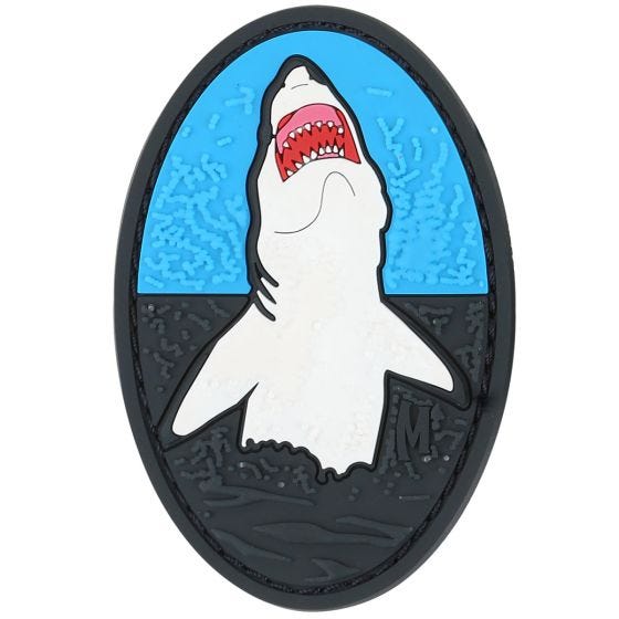 Патч Maxpedition Great White Shark - SWAT