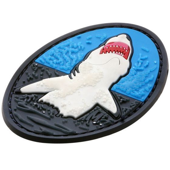 Патч Maxpedition Great White Shark - SWAT