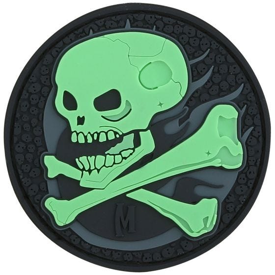 Патч Maxpedition Skull - GLOW