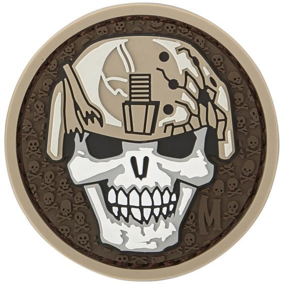 Патч Maxpedition Soldier Skull - Arid