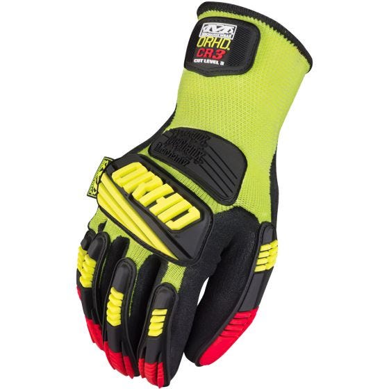 Перчатки Mechanix Wear The Safety M-Pact ORHD Knit CR3 - Hi-Viz Yellow