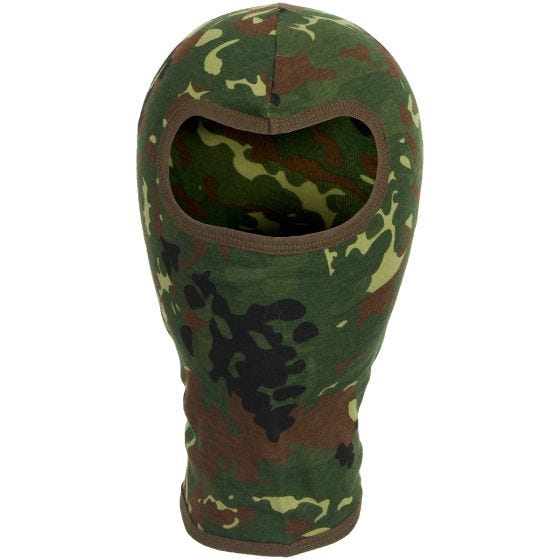 Балаклава с 1 Отверстием MFH из Облегченного Коттона - Flecktarn