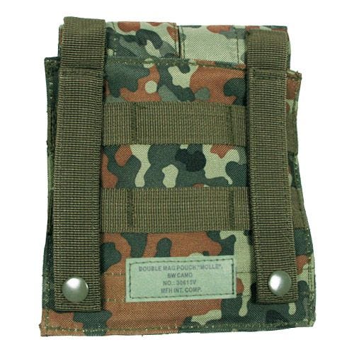 Двойной Подсумок для Магазинов MFH M4/M16 MOLLE - Flecktarn