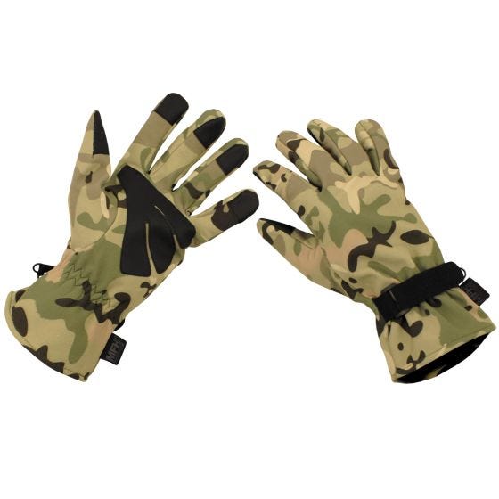 Softshell перчатки MFH - Operation Camo