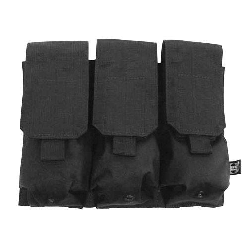 Подсумок для Трех Магазинов MFH M4/M16 MOLLE - Черный