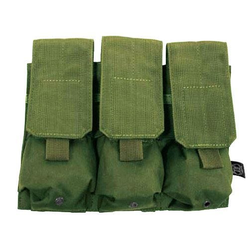 Подсумок для Трех Магазинов MFH M4/M16 MOLLE - Оливковый