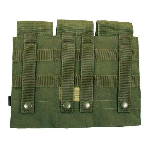 Подсумок для Трех Магазинов MFH M4/M16 MOLLE - Оливковый