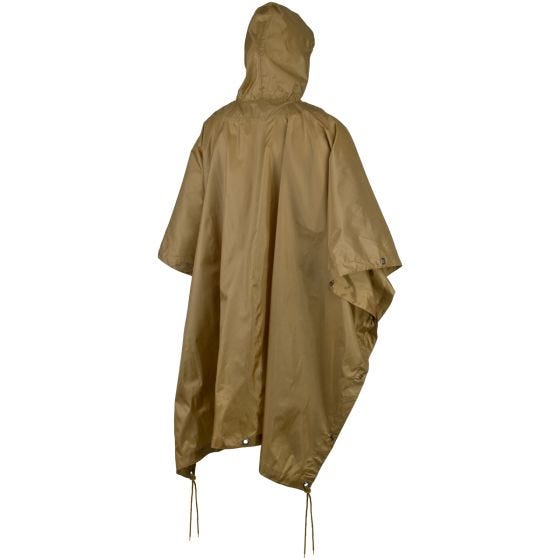 Пончо MFH US из Материала Ripstop - Coyote Tan