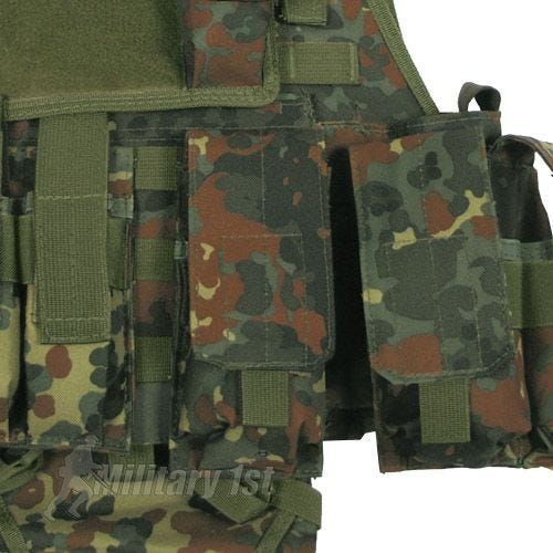Тактический Жилет MFH Ranger MOLLE Flecktarn