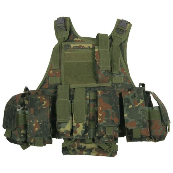 Тактический Жилет MFH Ranger MOLLE Flecktarn