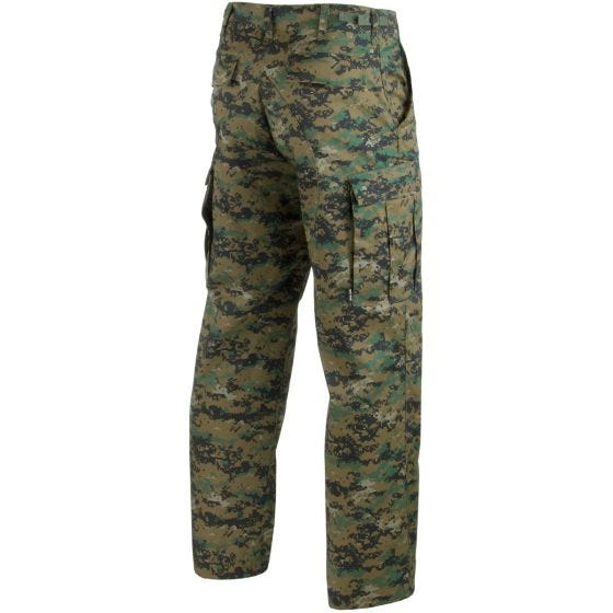 Боевые Брюки Mil-Tec BDU - Digital Woodland
