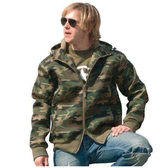 Куртка с Флисовой Подкладкой Mil-Tec из Неопрена - Woodland