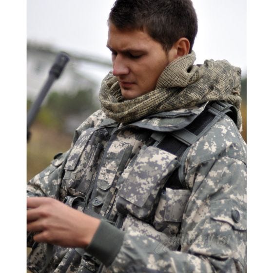 Сетчатый Шарф Mil-Tec - Белый