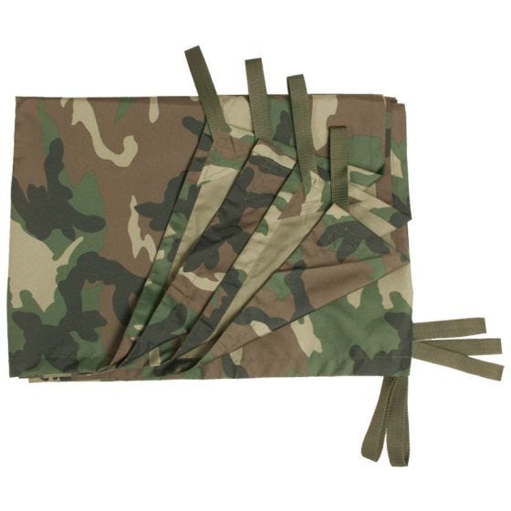 Простой Тент Mil-Tec Tarp Многофункциональный - Woodland