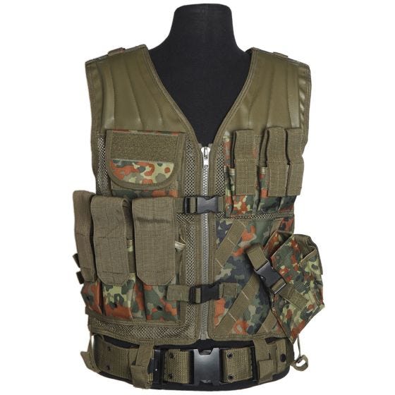 Тактический Жилет Mil-Tec USMC - Flecktarn