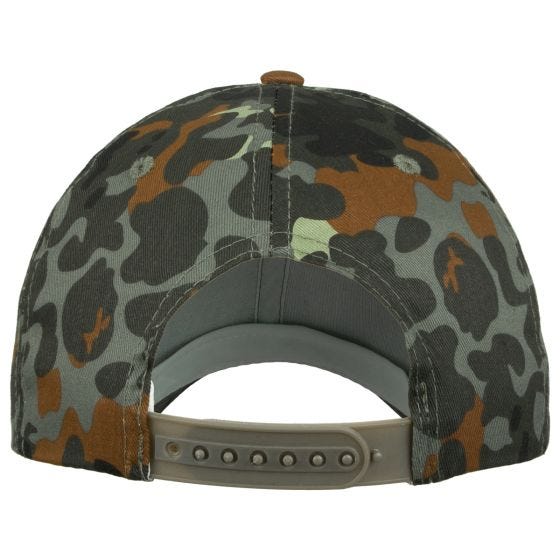 Бейсболка Mil-Tec с Пластиковым Регулятором Размера - Flecktarn