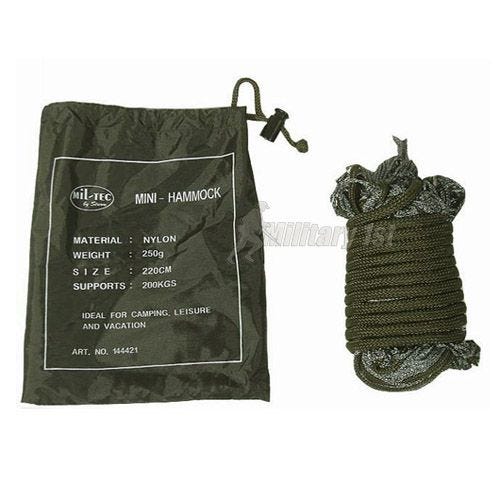 Мини-гамак Mil-Tec из Нейлона - Оливковый