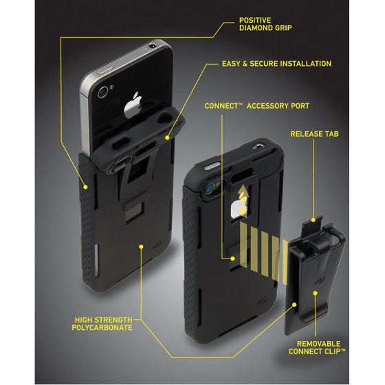 Футляр для Телефона Nite Ize Connect Case for iPhone 4/4S - Розовый Полупрозрачный