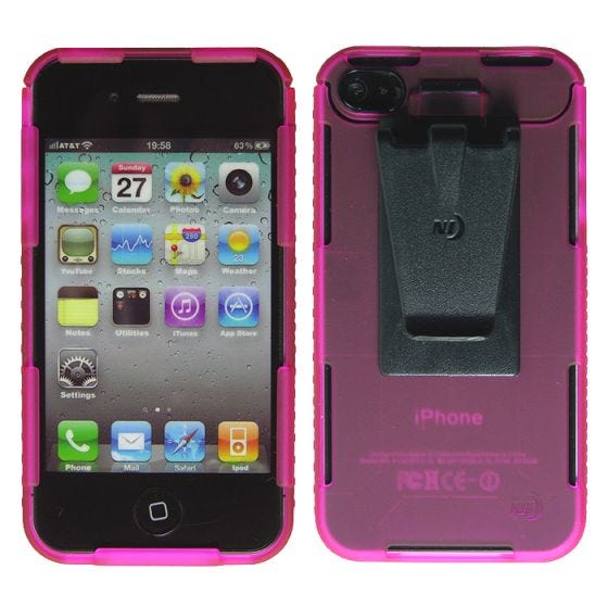 Футляр для Телефона Nite Ize Connect Case for iPhone 4/4S - Розовый Полупрозрачный