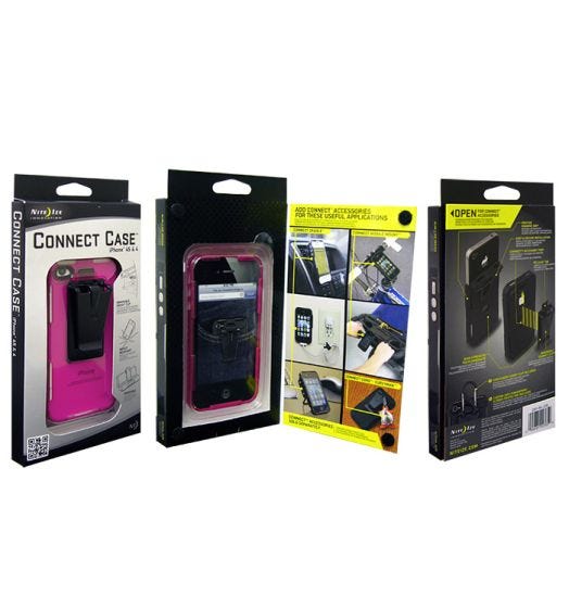 Футляр для Телефона Nite Ize Connect Case for iPhone 4/4S - Розовый Полупрозрачный