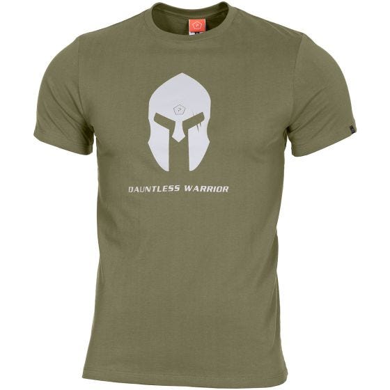 Футболка Pentagon Ageron Spartan Helmet Оливковый