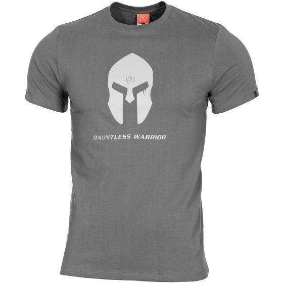 Футболка Pentagon Ageron Spartan Helmet Wolf Grey