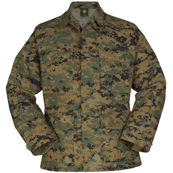 Форменный Китель Propper BDU из Поликоттона Ripstop - Digital Woodland
