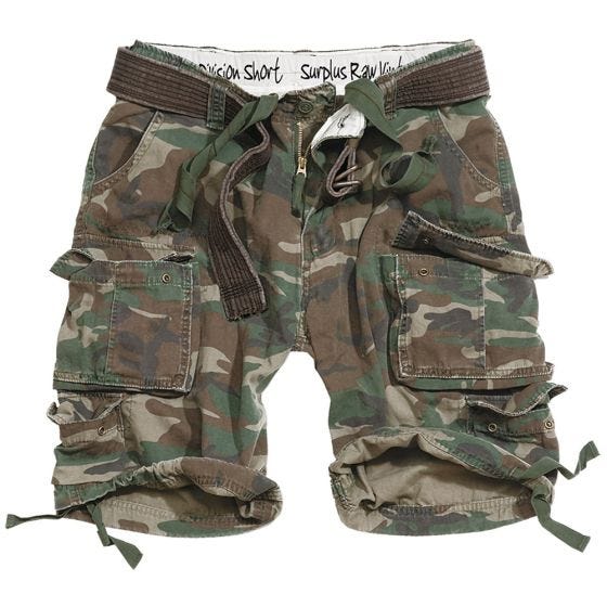 Шорты Surplus Division Woodland
