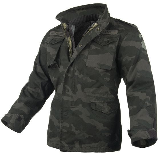 Куртка Surplus M65 Regiment - Black Camo