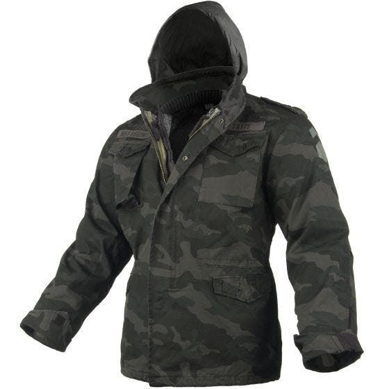 Куртка Surplus M65 Regiment - Black Camo