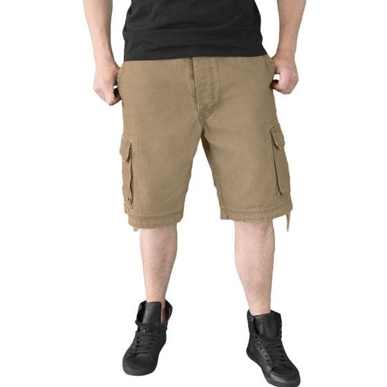 Шорты Surplus Vintage Приглушенный Бежевый