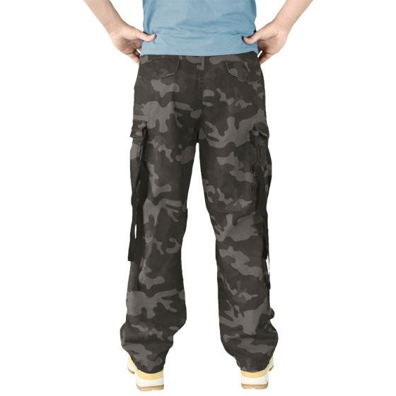 Брюки Surplus Vintage Fatigues Black Camo
