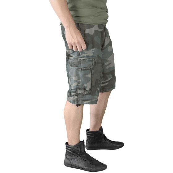 Шорты Surplus Vintage Приглушенный Камуфляж Night Camo