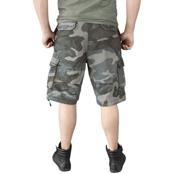 Шорты Surplus Vintage Приглушенный Камуфляж Night Camo